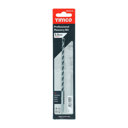 TIMCO Professional Masonry Bit 5.5 x 150 Pack 1