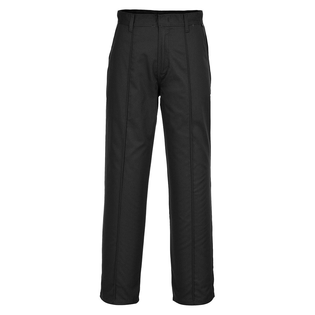 Portwest 2885 - Black Preston Mens Work Trousers with Side Pockets sz 42" Regular