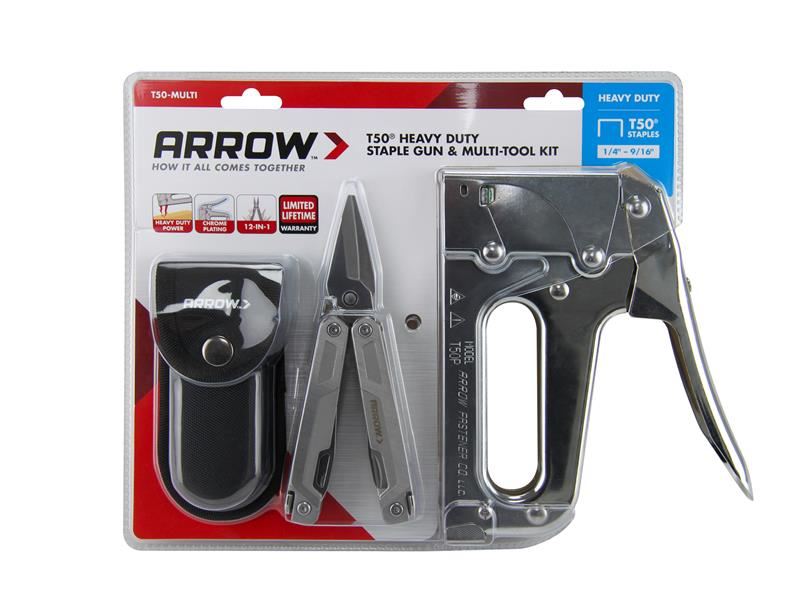 ARR AT50 Staple Gun with FREE Multi Tool