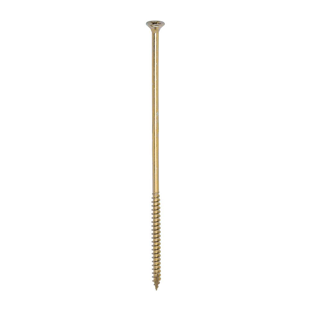 TIMCO Classic Screw PZ3 CSK ZYP 6.0 x 180 Gold Pack 100