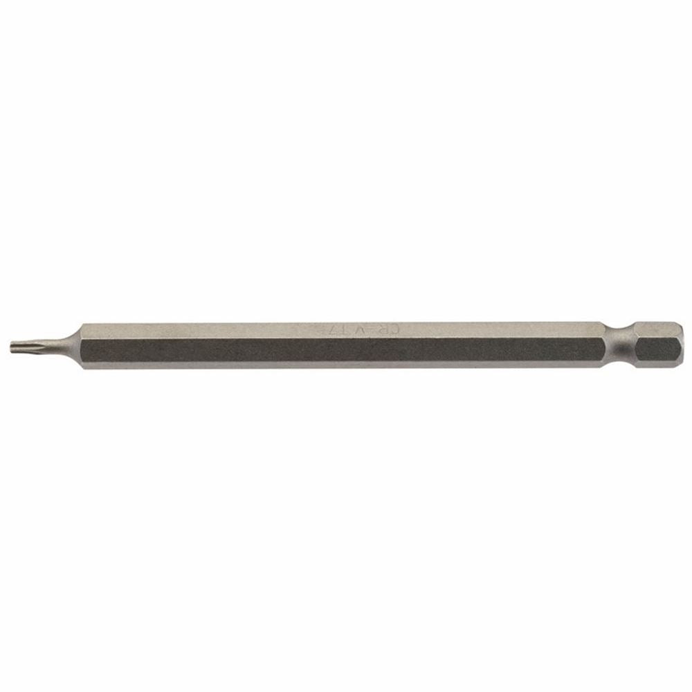 Draper 100MM T7 S/D.BIT 66906 1/4" hex. Draper TX-STARÂ® E Shank Insert Bits