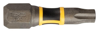 Makita T15,T20,T25 - 25mm,50mm Impact Premier Torsion Bit High Torque Screwdriver Bit