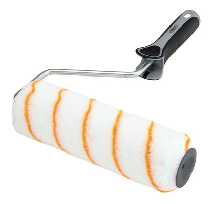 Draper 9" ROLLER - POLYESTER MEDIUM Medium Pile Polyester Paint Roller with Soft Grip Handle, 9"/230mm
