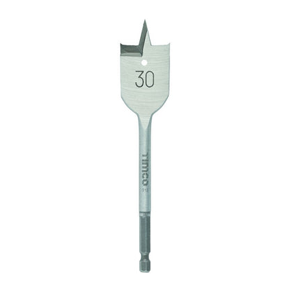 TIMCO Flat Wood Bit 30.0 x 152 Pack 1