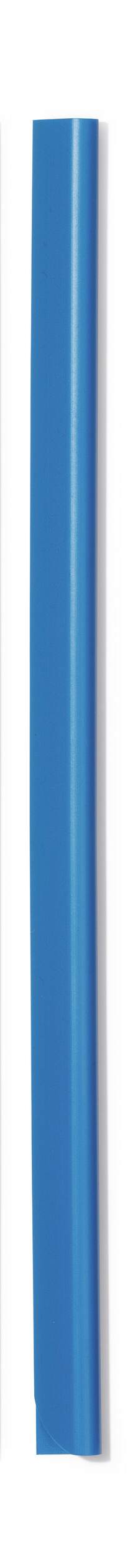 Durable SPINE BAR 60 Sheet Binding Bar for Unpunched Docs | 100 Pack | A4 Blue