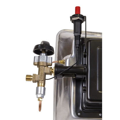 Sealey LP13 Bottle Mounting Propane Heater 14,330Btu/hr | 14,330Btu/hr(4.2kW) | Will use gas left in bottle when pressure is too low to run bigger