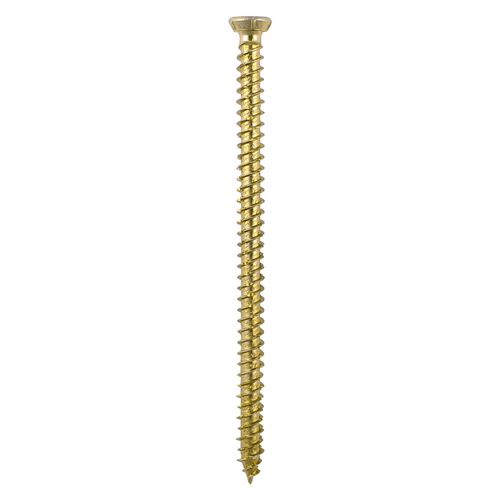 TIMCO Multi-Fix Concrete Screw - ZYP 7.5 x 110 Gold Pack 100