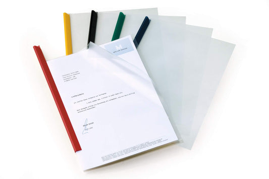 Durable Premium Clear PP Report Covers | 10 Pack | A4 Transparent