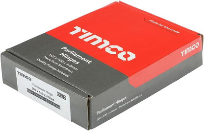 TIMCO Parliament Hinge SC 102 x 100 Pack 2