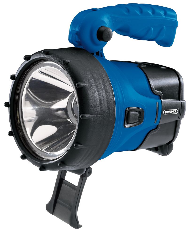 Draper 5W RECHARGEABLE HAND TORCH 90081 90081 Cree LED Rechargeable Spotlight, 5W, 360 Lumens
