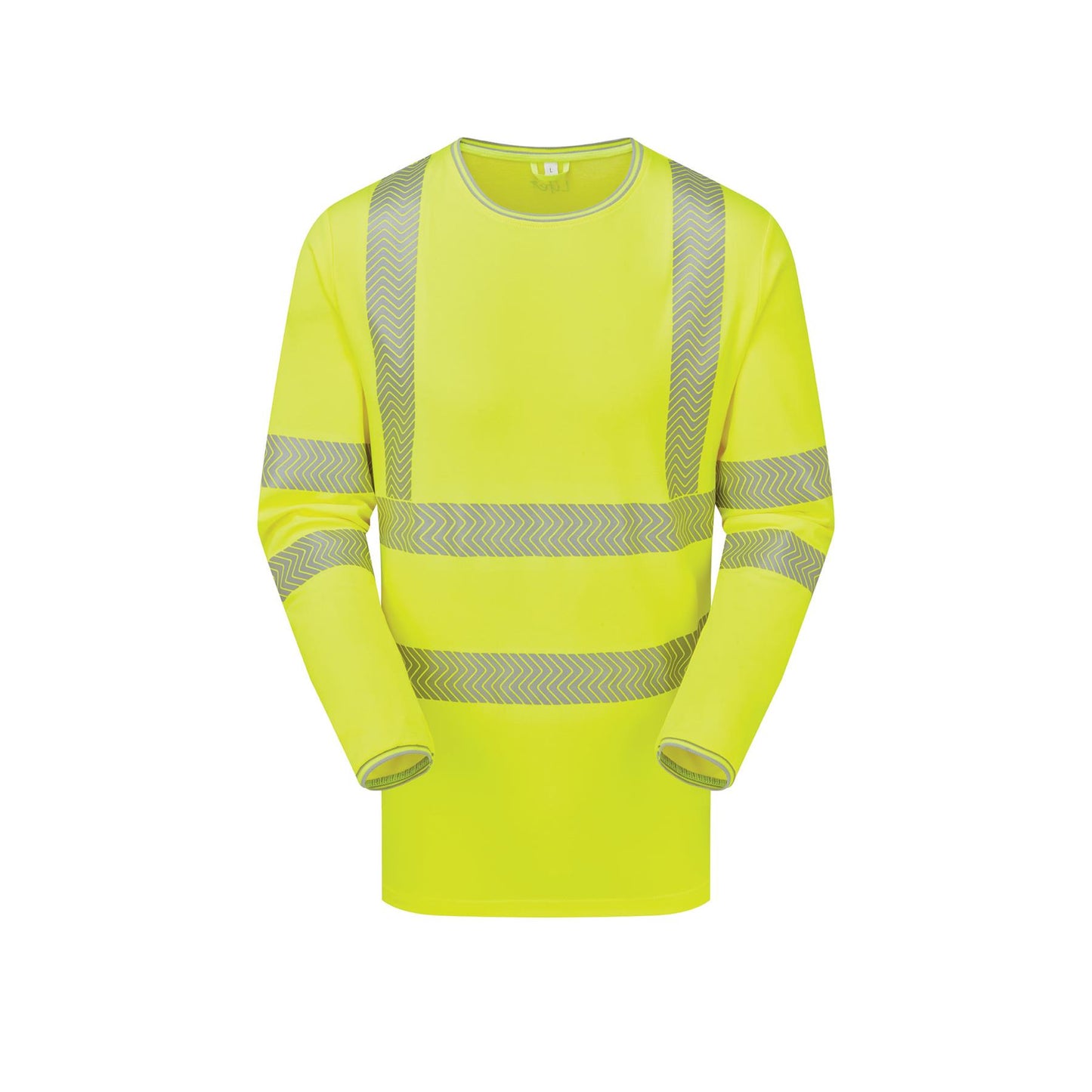 Pulsar LFE935 GRS Hi Vis Long Sleeve T-Shirt Yellow Orange High Visibility Workwear