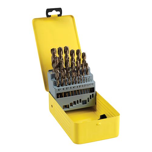 TIMCO HSS-CO Bit Set 1-13mm Cobalt 25pcs Pack 1