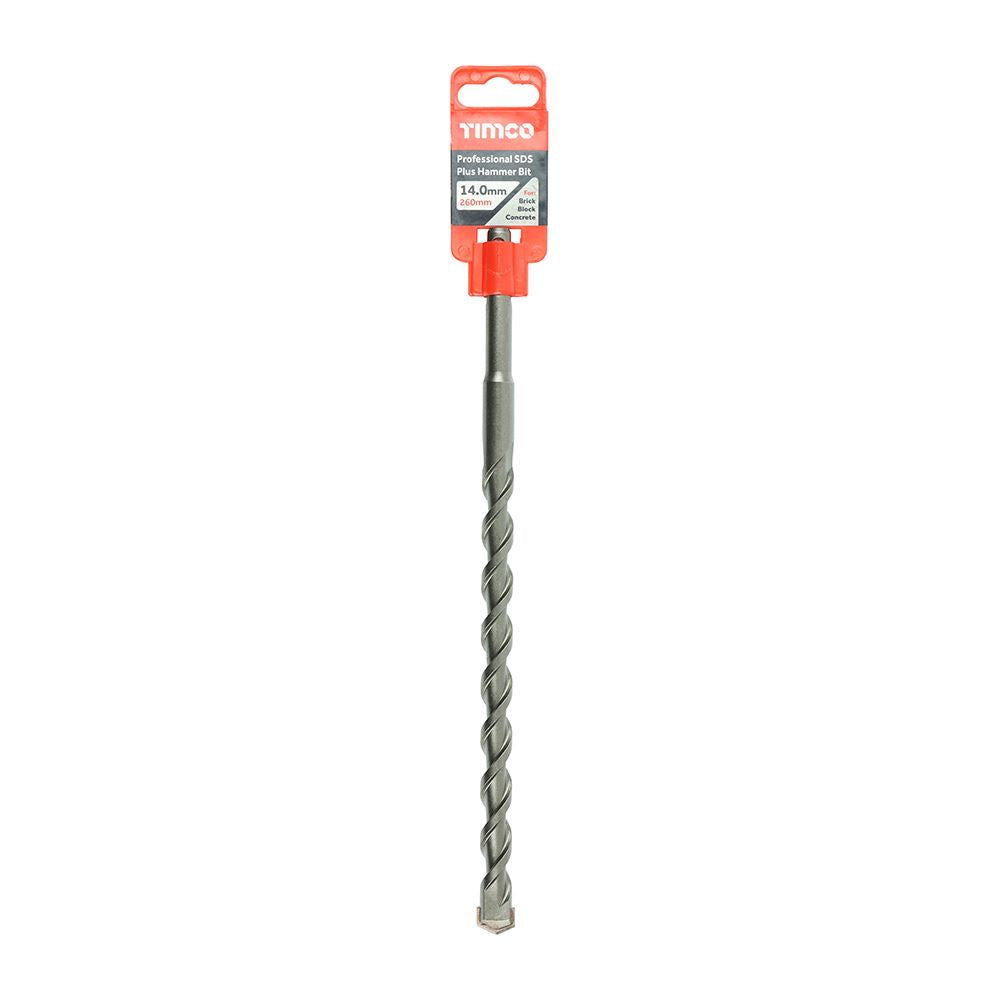 TIMCO Pro SDS Plus Hammer Bits (PGM) 14.0 x 260 Pack 1
