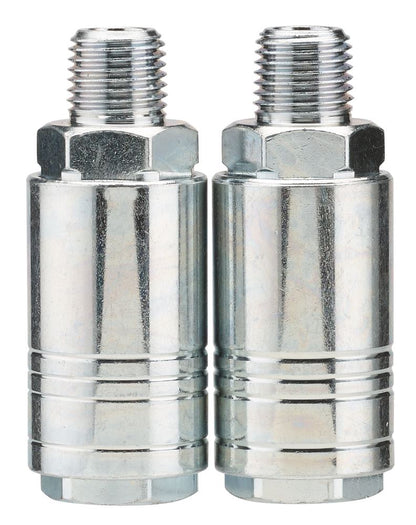 Draper 2PC 1/4BSP MALE QUICKCOUPLING 70863 1/4" Male Quick Coupling (Pack of 2)