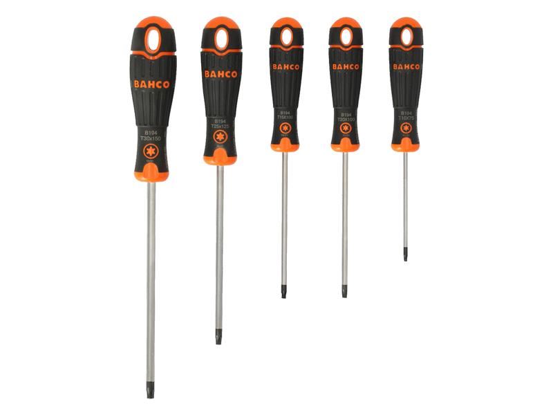 BAH B219.025 BAHCOFIT TORX Screwdriver Set, 5 Piece