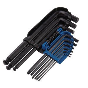 DRAPER 08380 - Metric Hexagon and Ball End Hexagon Key Set (9 Piece)