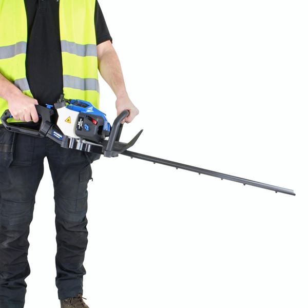 Hyundai HYHT2600X Petrol Hedge Trimmer 26cc 24" 60cm Anti Vibration Easy Start 2-Stroke Hedge Cutter Garden Trimmer Garden Hedge Cutter