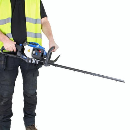Hyundai HYHT2600X Petrol Hedge Trimmer 26cc 24" 60cm Anti Vibration Easy Start 2-Stroke Hedge Cutter Garden Trimmer Garden Hedge Cutter