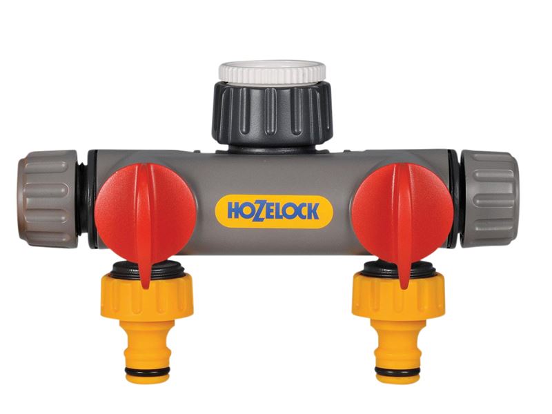 Hozelock 2252 0000 2252 2-Way Tap Connector 1/2 - 1in BSP