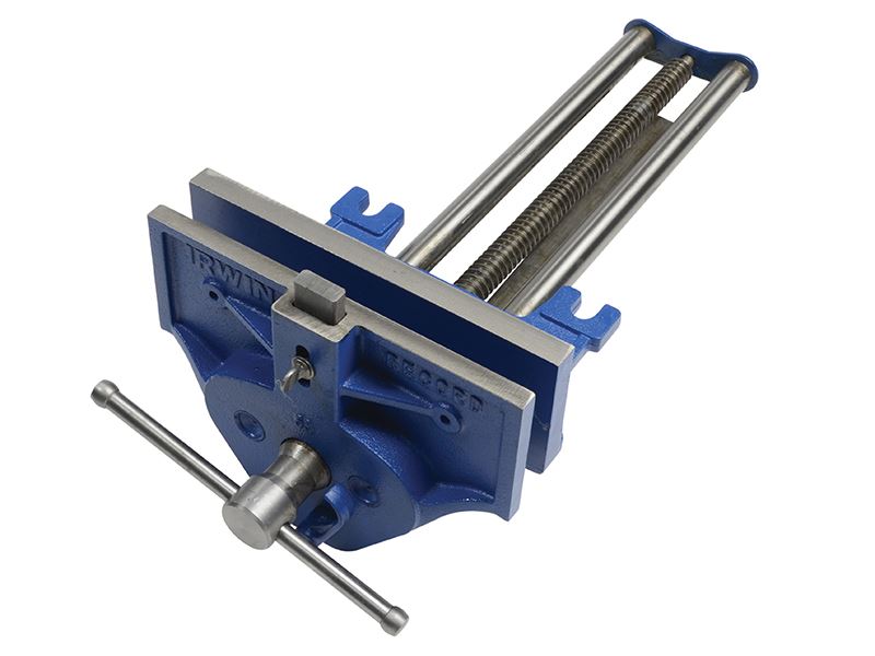 IRWIN Record T53ED Woodworking Vice 265mm (10.5in) – Quick Release Bench Vice with Adjustable Dog