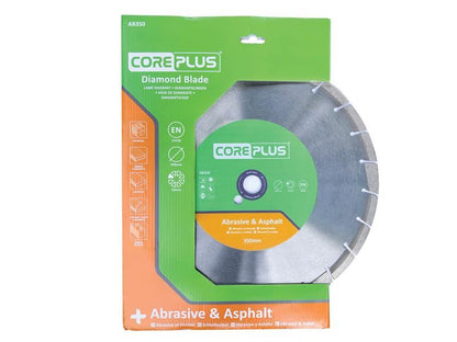 CorePlus CORDBAB350 AB350 Abrasive & Asphalt Diamond Blade 350mm