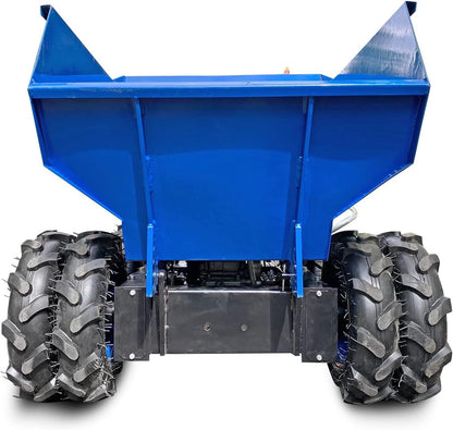 Hyundai 196cc 4-Wheel Drive 500kg Payload Mini Dumper / Power Barrow | HYMD500