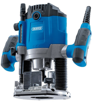Draper 1800W 12MM ELECTRIC ROUTER 02520 230V Variable Speed Router, 1/2", 1800W