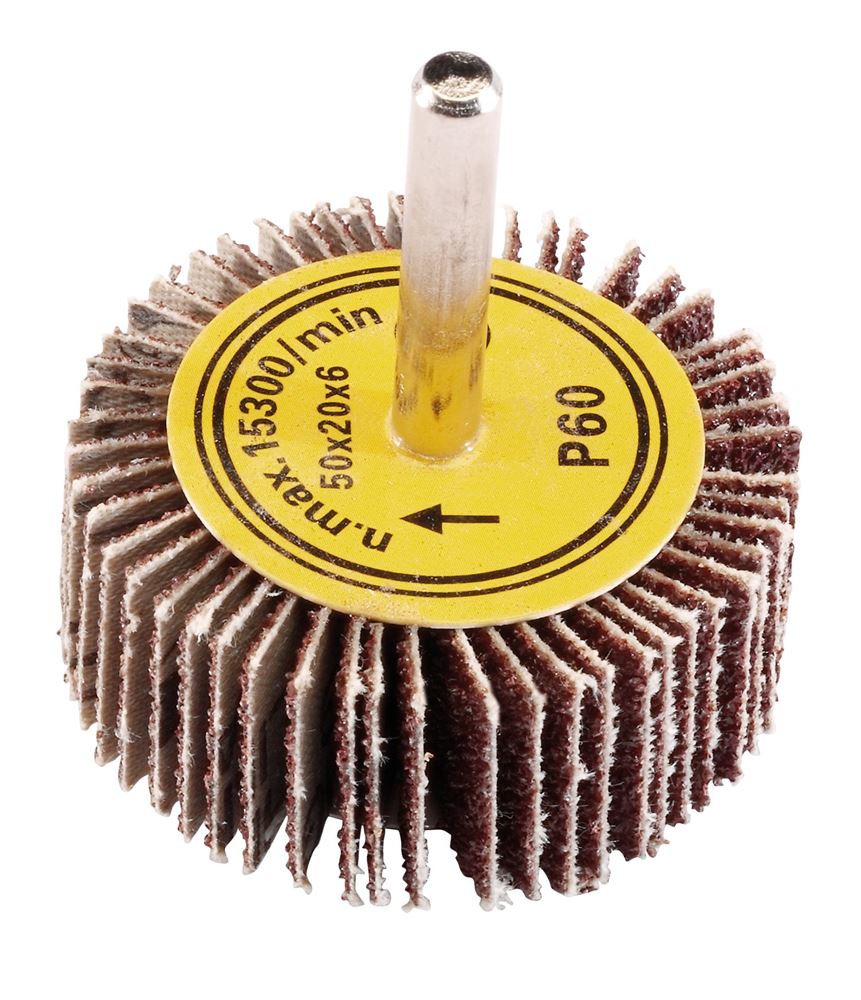 Draper 50 X 20MM FLAP WHEEL 60GRIT 76452 Abrasive Flap Wheels