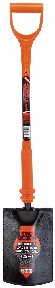 17694 Draper Expert Expert Fully Insulated Contractors Digging Spade INS/DSP Insulated Contractors Tools Professional Trade DIY Workshop Garage Use