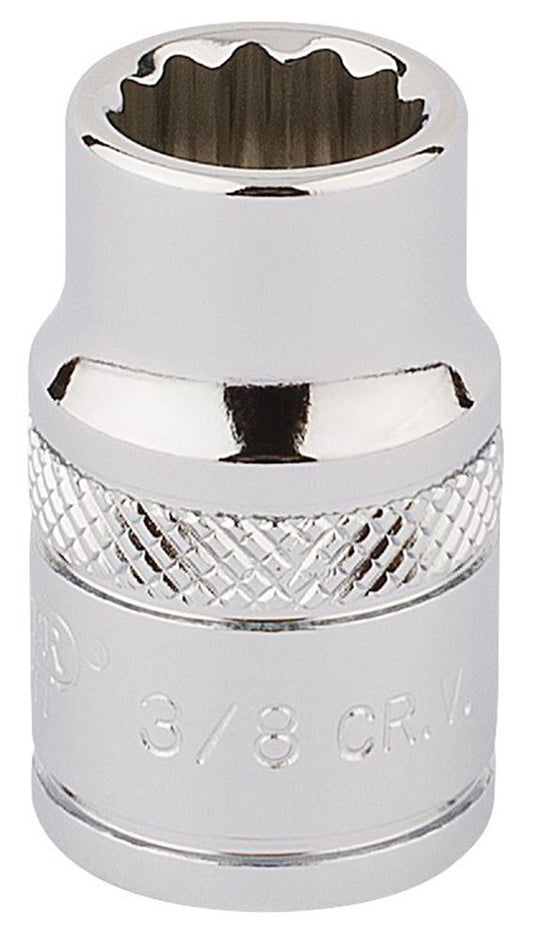 49017 Draper Expert Expert HI-TORQ 12 Point Socket, 3/8 Sq. Dr., 3/8 D-AF 3/8 Sockets Professional Trade DIY Workshop Garage Use