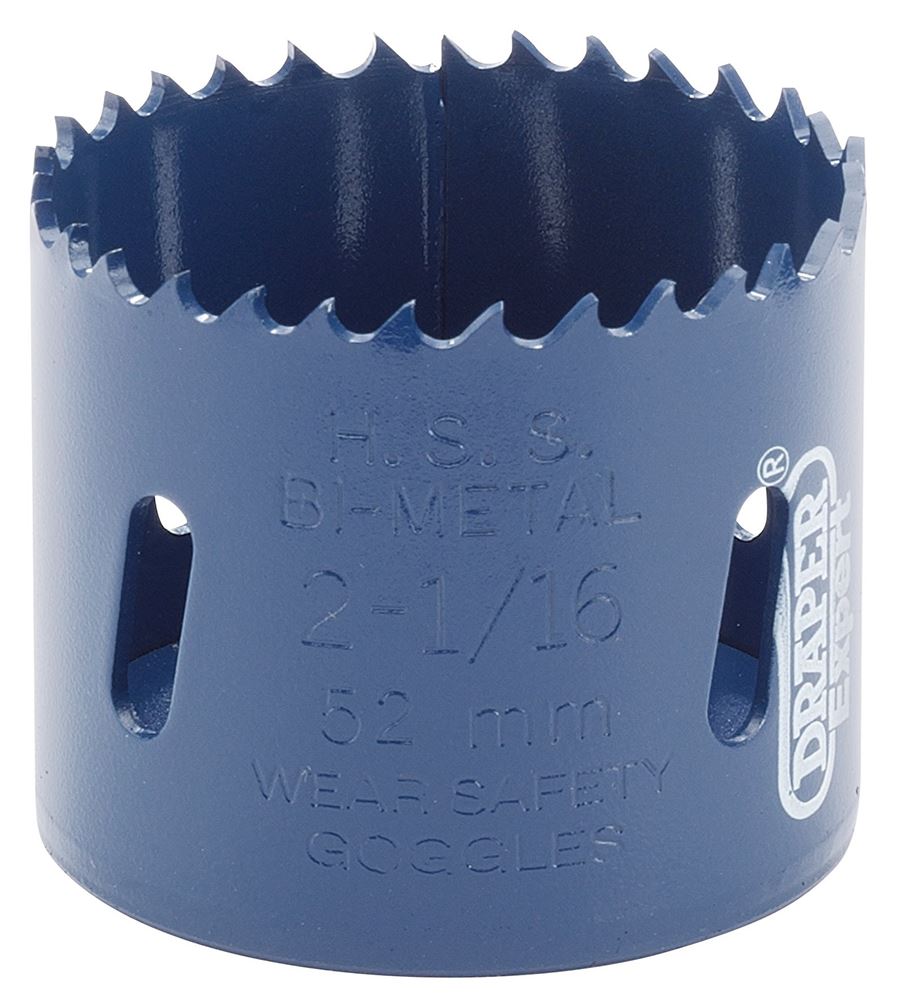 DRAPER 34761 - HSS Bi-metal Holesaw Blade, 52mm