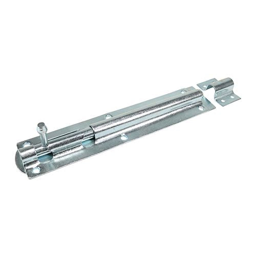 TIMCO Straight Tower Bolt Silver - 8" | Pack of 1