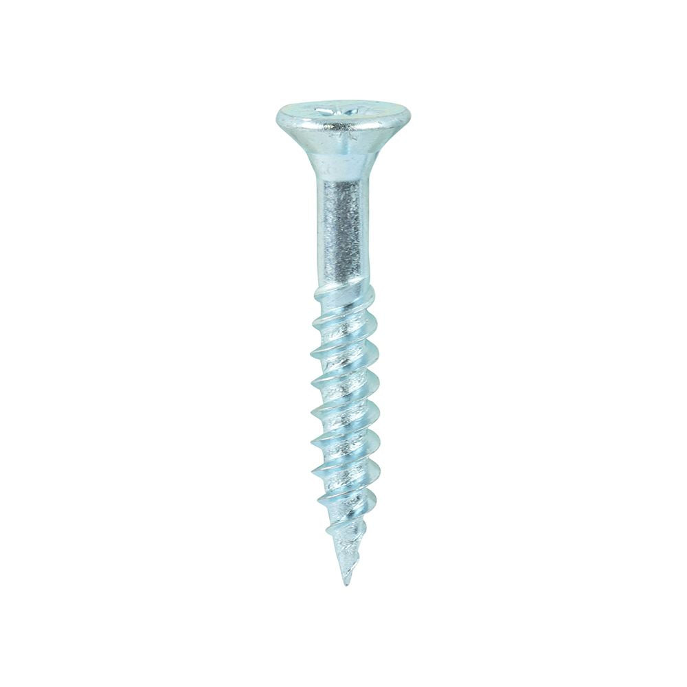 TIMCO Twin Woodscrew PZ3 CSK Zinc 12 x 1 1/2 Silver Pack 200