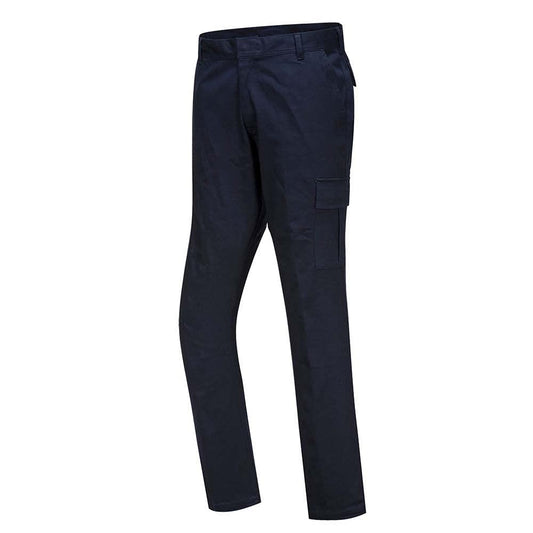 Portwest S231DNR30 Stretch Slim Combat Trouser, Dark Navy, Size 30