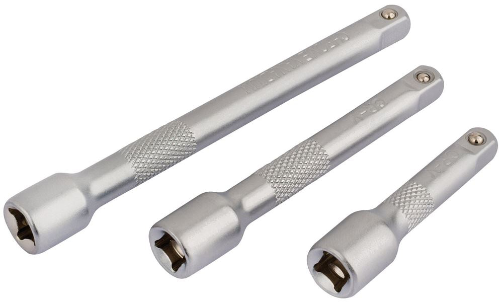 DRAPER 16424 - 1/4" Sq. Dr. Extension Bar Set (3 Piece)