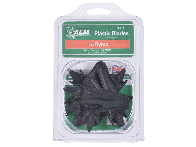 ALM FL245 FL245 Plastic Blades Half Moon Mounting to Suit Flymo