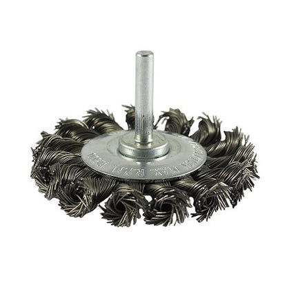 TIMCO Drill Twist Wire Wheel Brush 75mm Pack 1