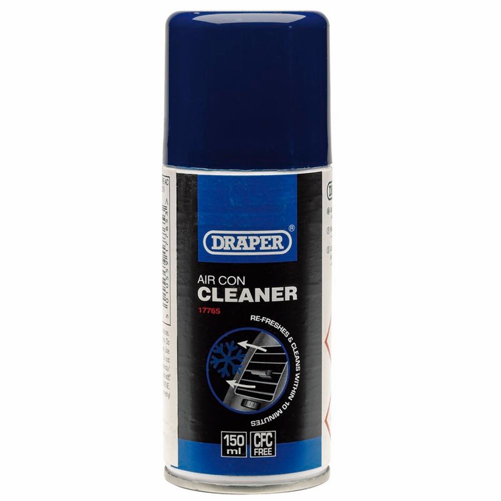 17765 Draper Air-Con Cleaner, 150ml ARE-AC Air Con Equipment Professional Trade DIY Workshop Garage Use