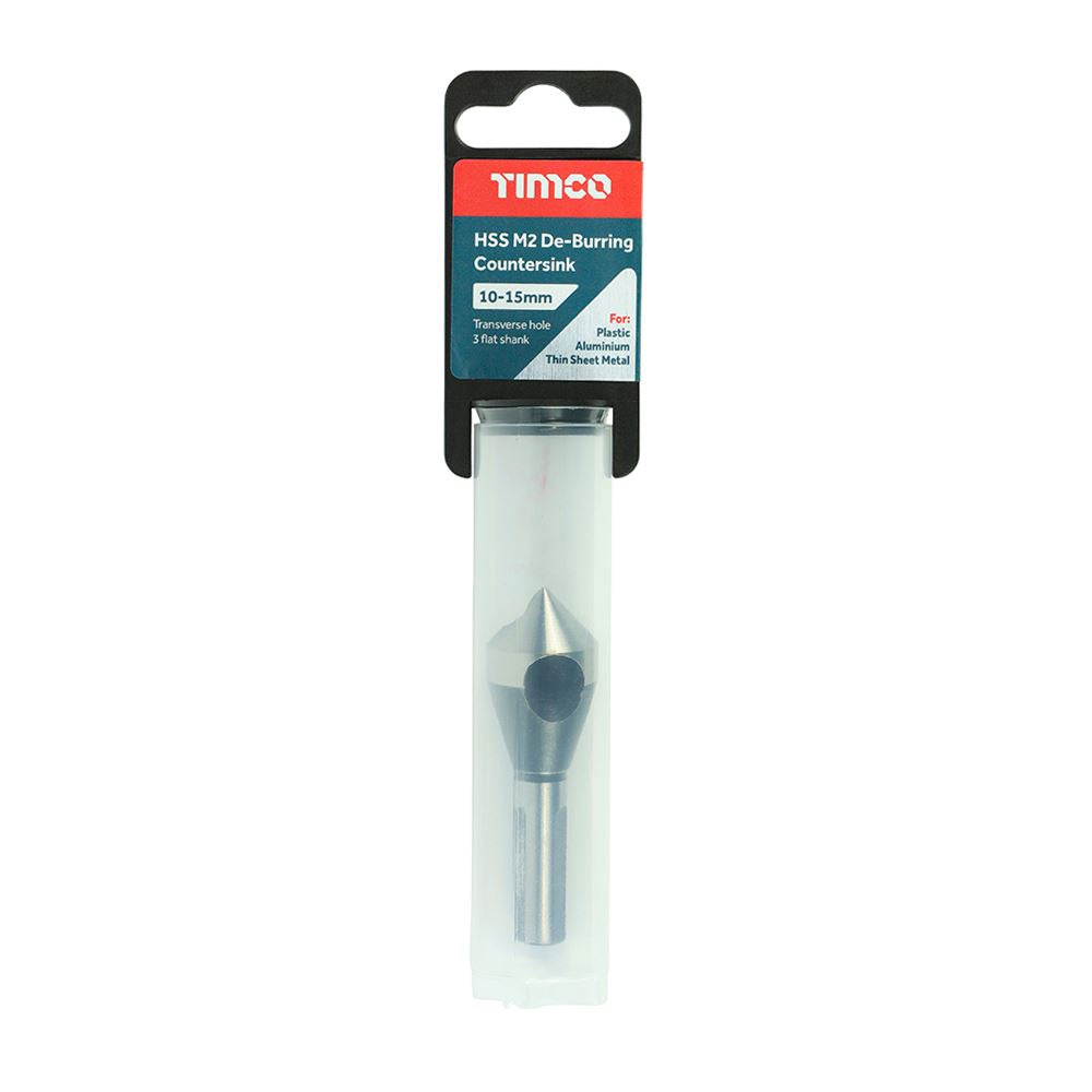 TIMCO De-Burring Countersink M2 HSS 10-15mm Pack 1