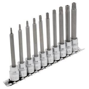 Draper TX-STAR SEC 10PC 3/8 SOCK BIT 16333 Draper TX-STARÂ® Security Socket Bit Set, 3/8" Sq. Dr. (10 Piece)