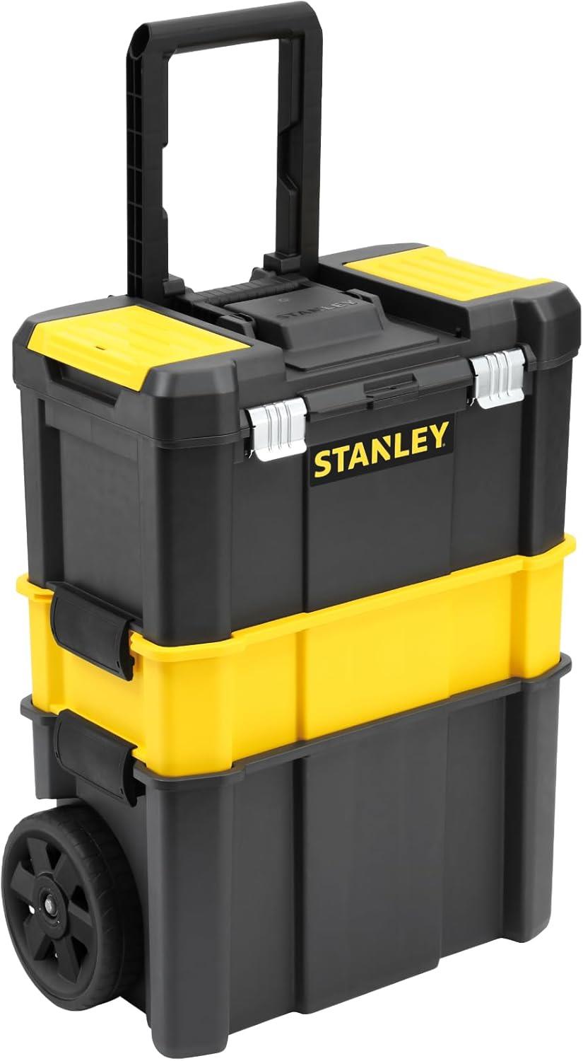 Stanley Essential Rolling Workshop Tool Box Mobile Storage Organiser STST1-80151