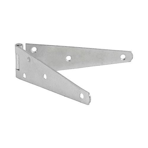 TIMCO Medium Strap Hinge Pair Zinc 8" Pack 1