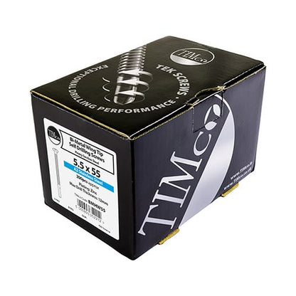 TIMCO WingTip Screw SDRILL No4 BIMET 5.5 x 55 Pack 200