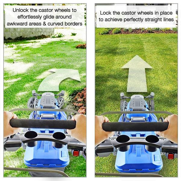 Hyundai HYM510SPEZ Petrol Lawn Mower 196cc 20"/51cm Electric Start Self Propelled Garden Mower Garden Grass Cutting