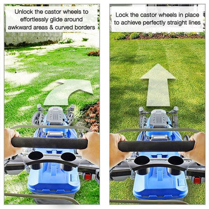 Hyundai HYM510SPEZ Petrol Lawn Mower 196cc 20"/51cm Electric Start Self Propelled Garden Mower Garden Grass Cutting