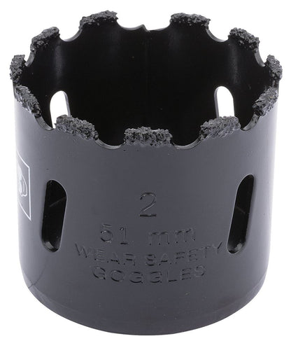 Draper TUNGSTEN CAR.GRITH.SAW 51MM 34943 Tungsten Carbide Grit Hole Saws