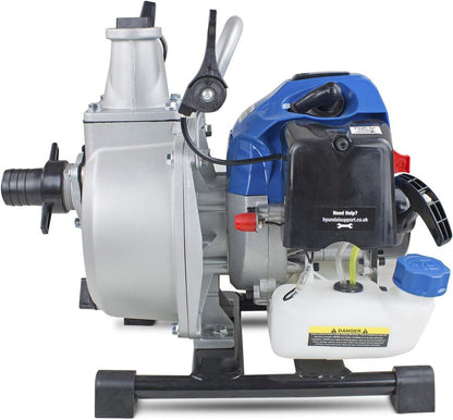 Hyundai HYWP4300X Water Pump 43cc 1.5in 35mm Clean Water 250L/min 35m Head 8m Lift 2-Stroke Transfer Pump Drainage Pump Drainage Transfer Pump