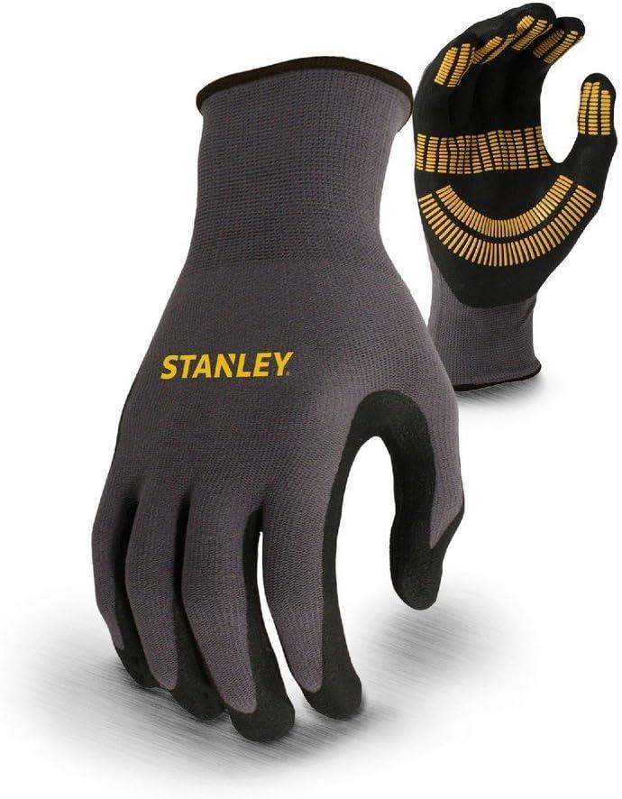 STANLEY SY510L Razor Tread Gripper Work Gloves Large Heavy Duty Grip