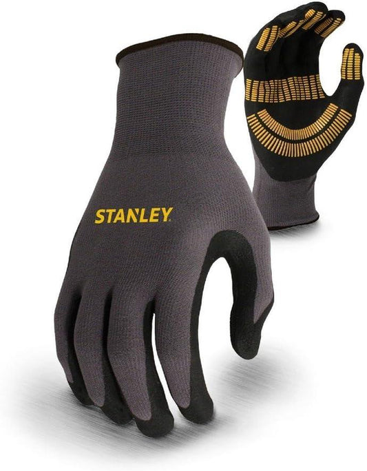 STANLEY SY510L Razor Tread Gripper Work Gloves Large Heavy Duty Grip