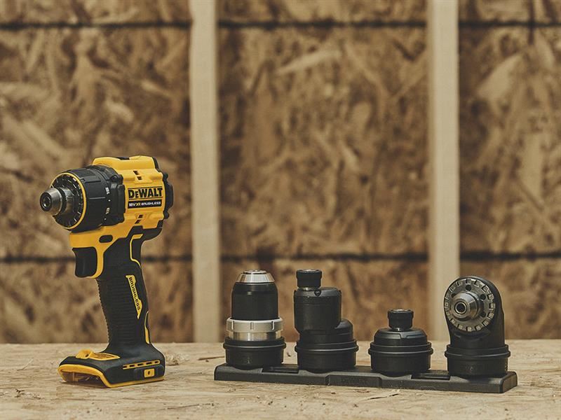 DeWalt Power Tools DCD803NT XR Brushless Multi-Head Drill Driver 18V Bare Unit